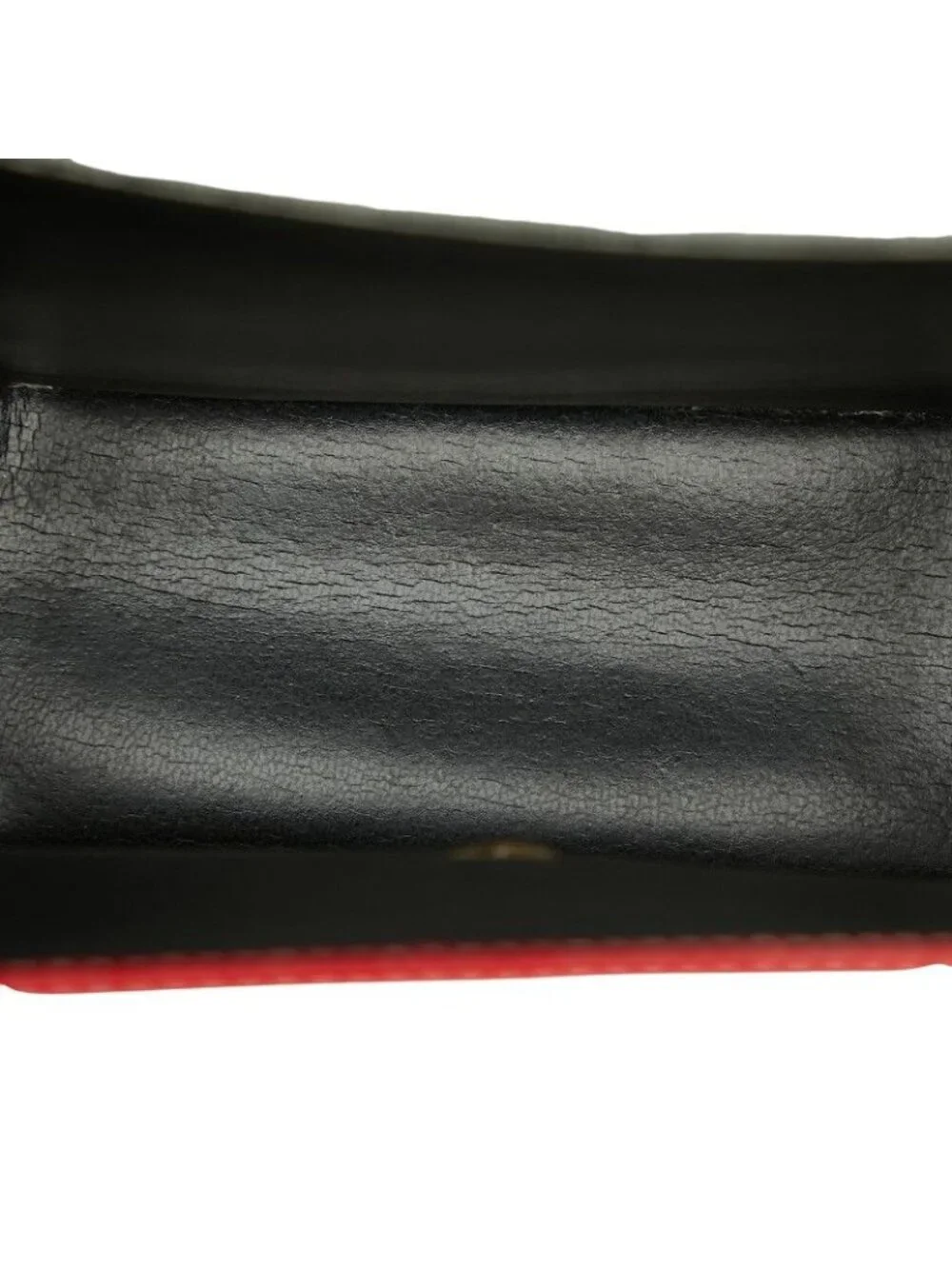 Dior CD Logo 2-Way Shoulder Bag Red Leather